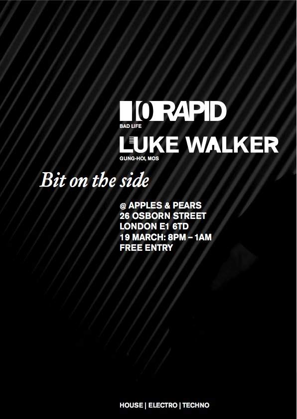 Bit On The Side with 10 Rapid & Luke Walker - Página frontal