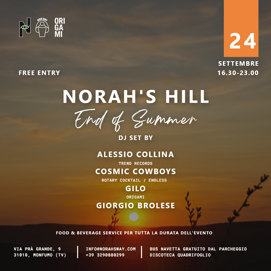 Norah's Hill - 24.09.23 - END OF SUMMER - フライヤー表