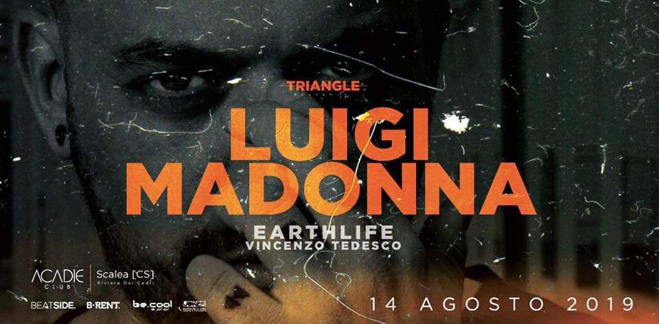 Triangle Open Air with Luigi Madonna,EarthLife, Vincenzo Tedesco - フライヤー表