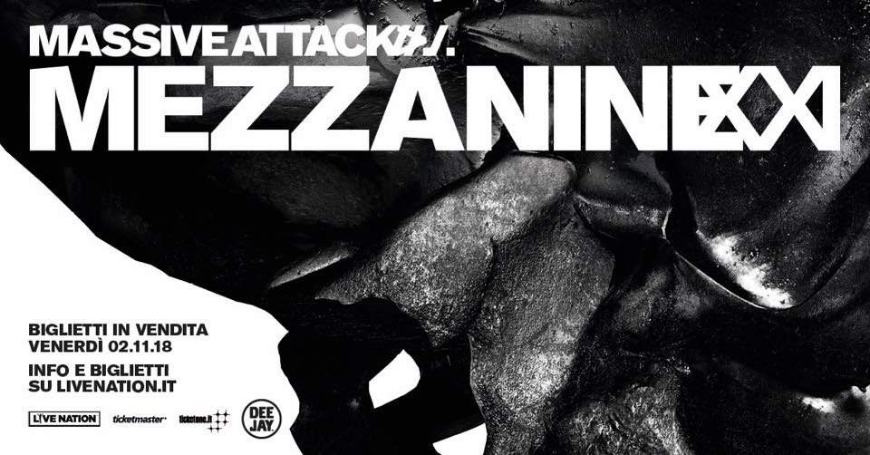 Massive Attack live a Roma // Mezzanine Tour - フライヤー表