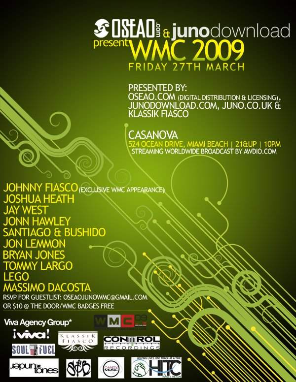Oseao & Junodownload.Com present Wmc 2009 - Página frontal