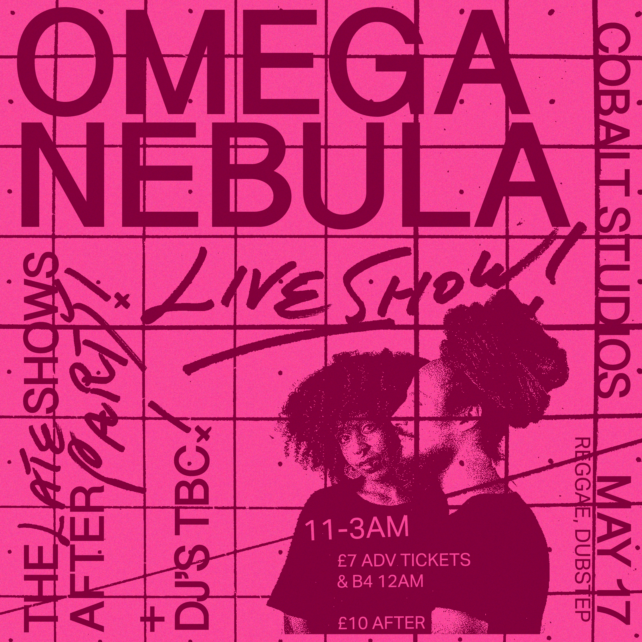 Late Shows After Party with Omega Nebula Live - Página frontal