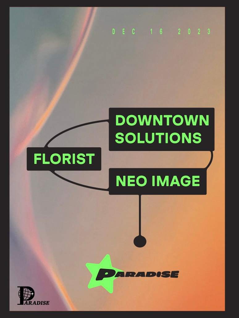 Florist, Neo Image & Downtown Solutions - フライヤー表