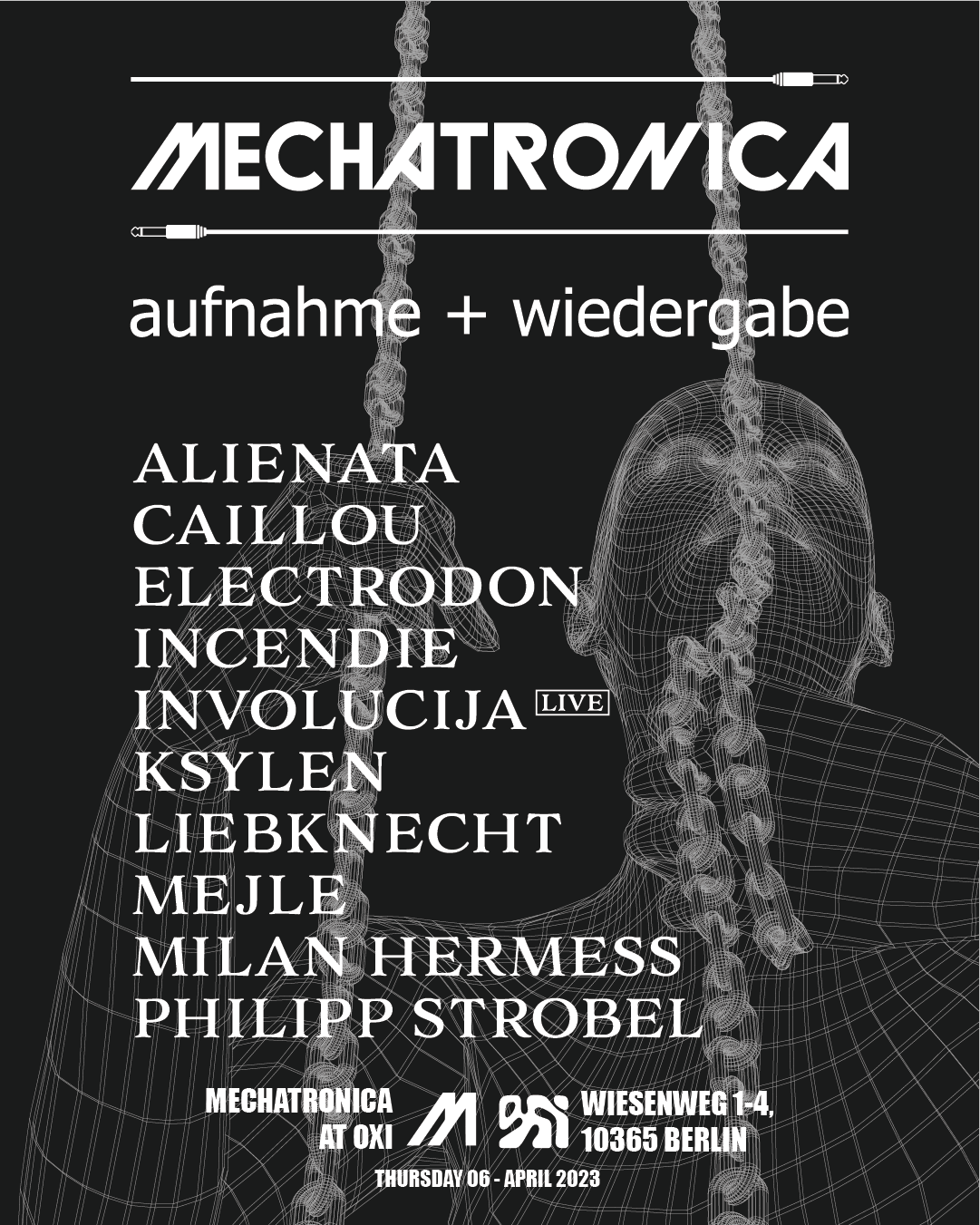 Mechatronica x aufnahme + wiedergabe - Página frontal
