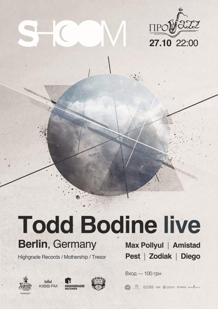 Shoom at Todd Bodine Live - Página frontal