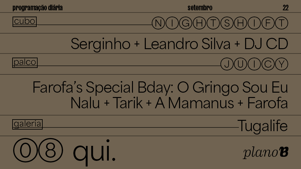Serginho, Leandro Silva, DJ CD, Farofa's Special Bday - Página frontal