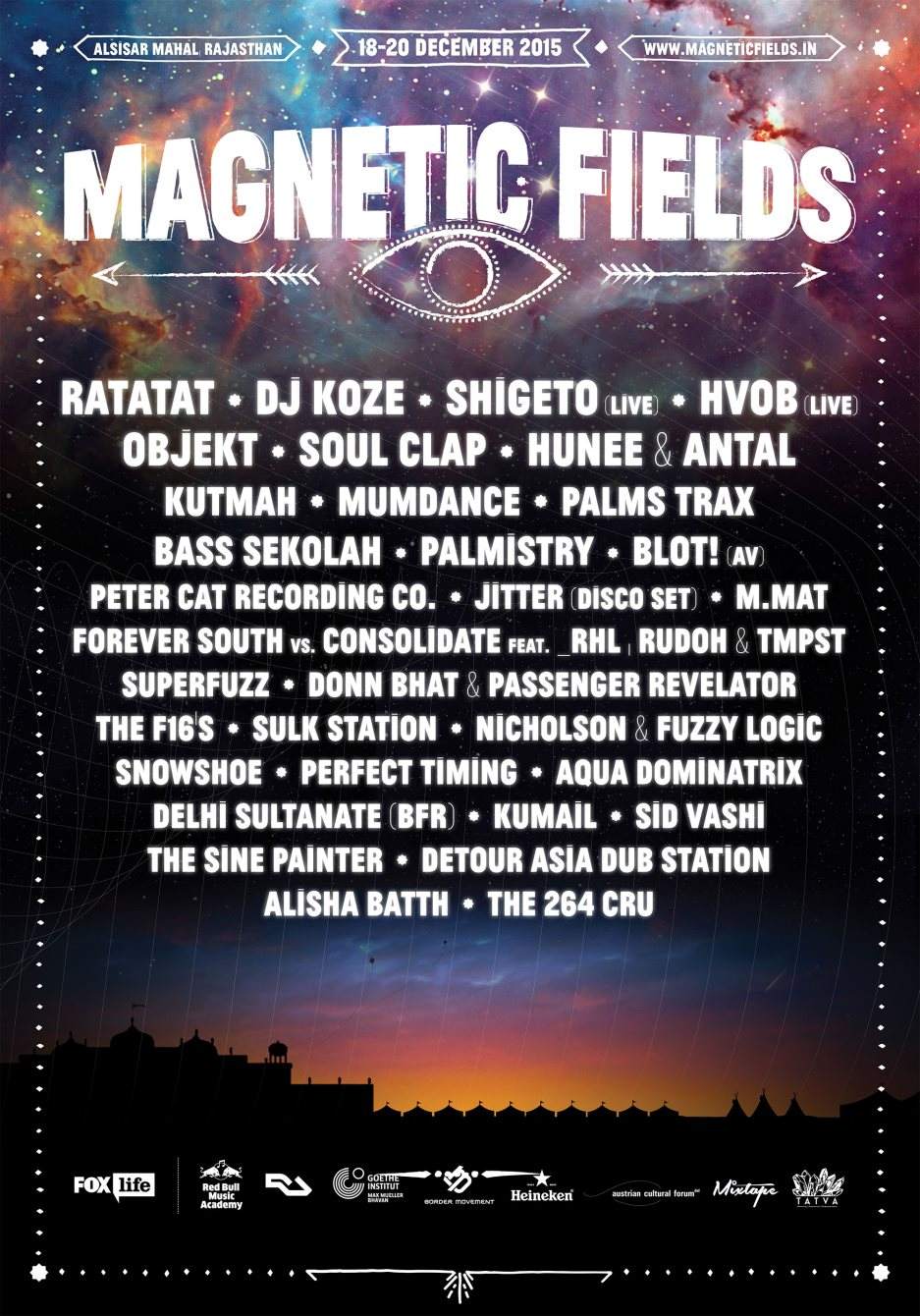 Magnetic Fields Festival 2015 - フライヤー表