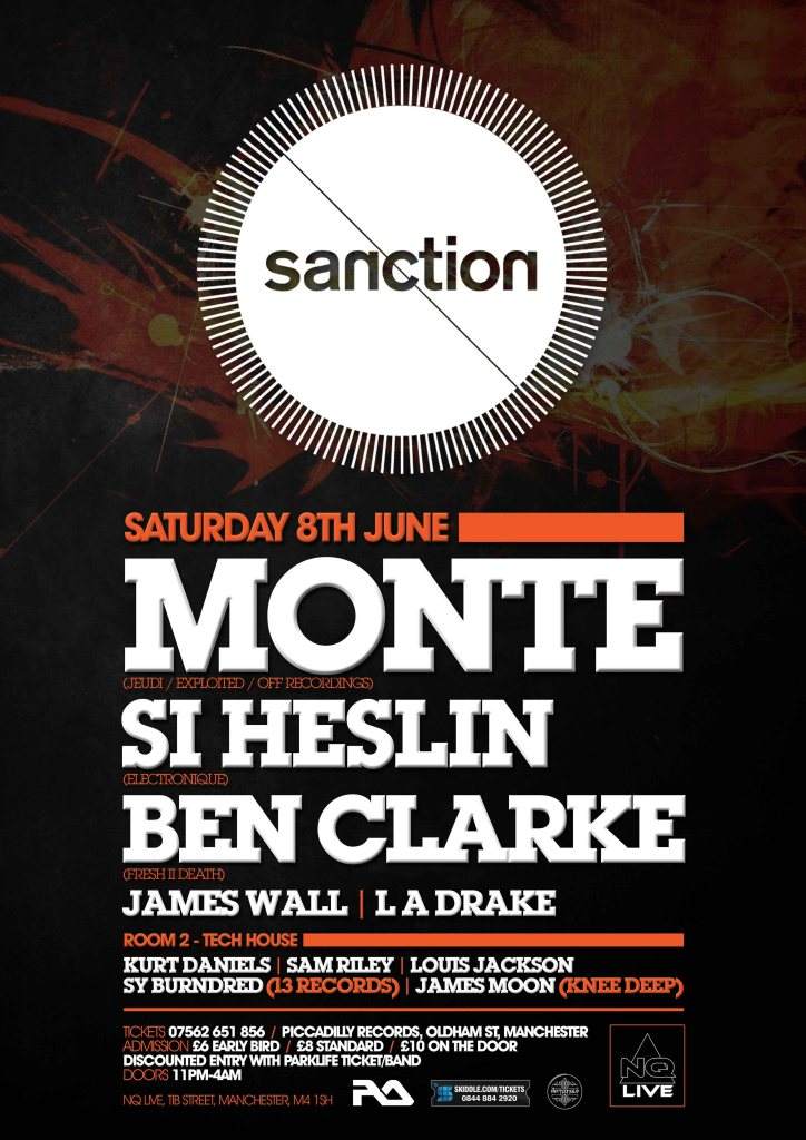 Sanction with Monte (off, Jeudi, Exploited) - Página frontal