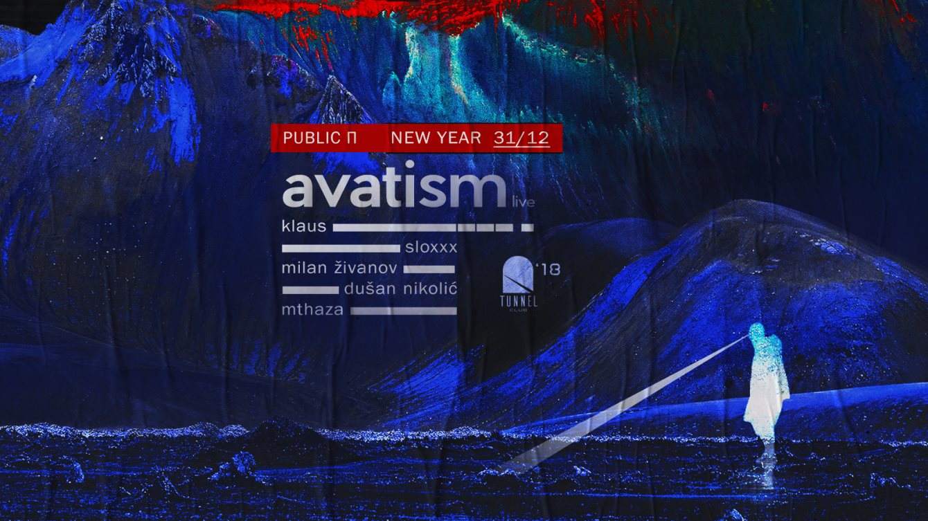 NYE with Avatism [live] - フライヤー表