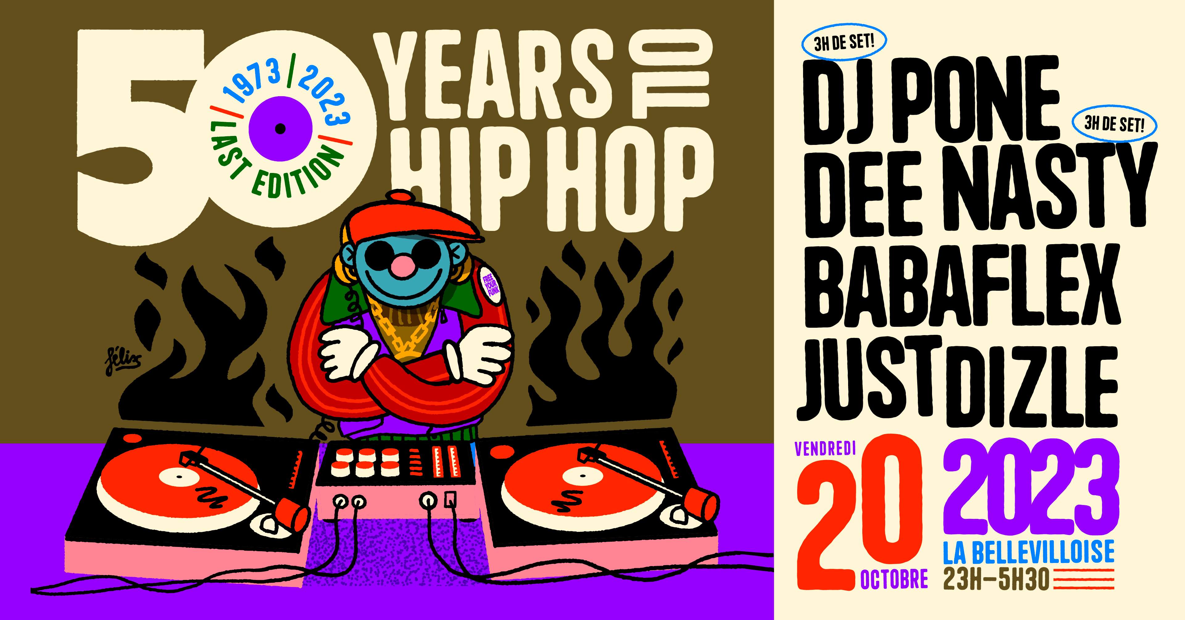 Free Your Funk: 50 Years of Hip Hop - Página trasera