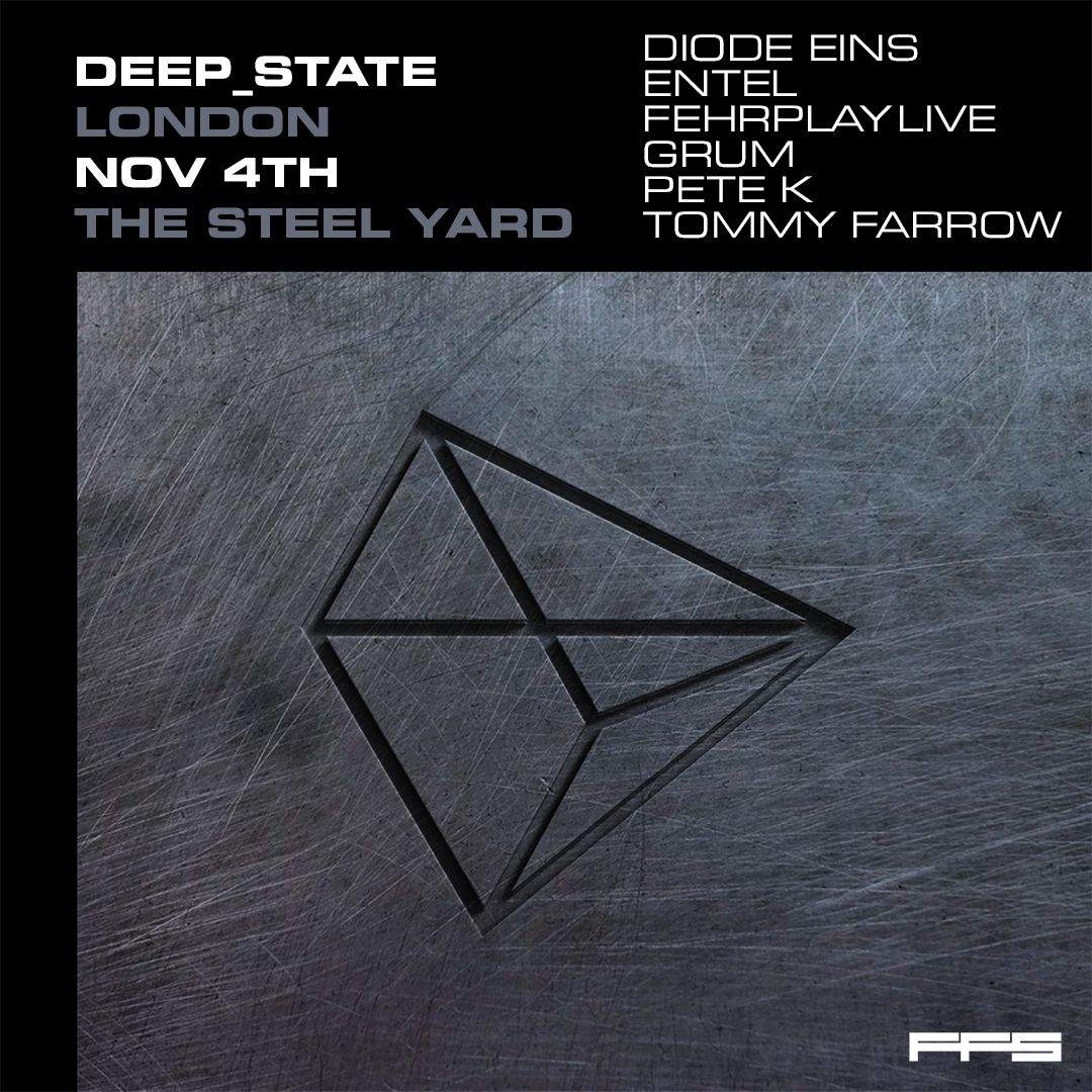 Deep State Recordings at The Steel Yard - フライヤー裏