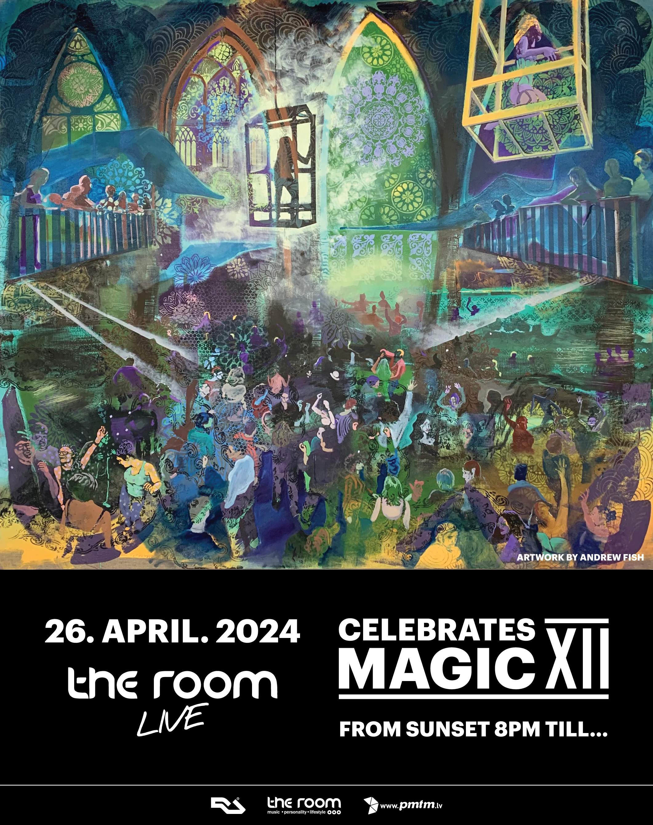theRoom Live 2024 - Magic XII - フライヤー裏