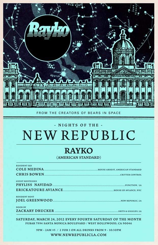 New Republic with Rayko - Página frontal