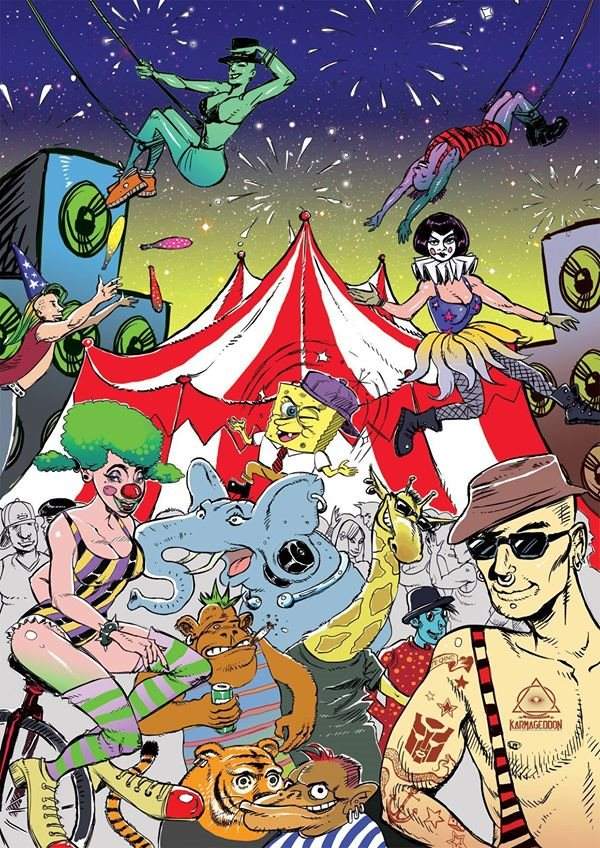 Newyear's Eve: Tekno Circus - Página frontal
