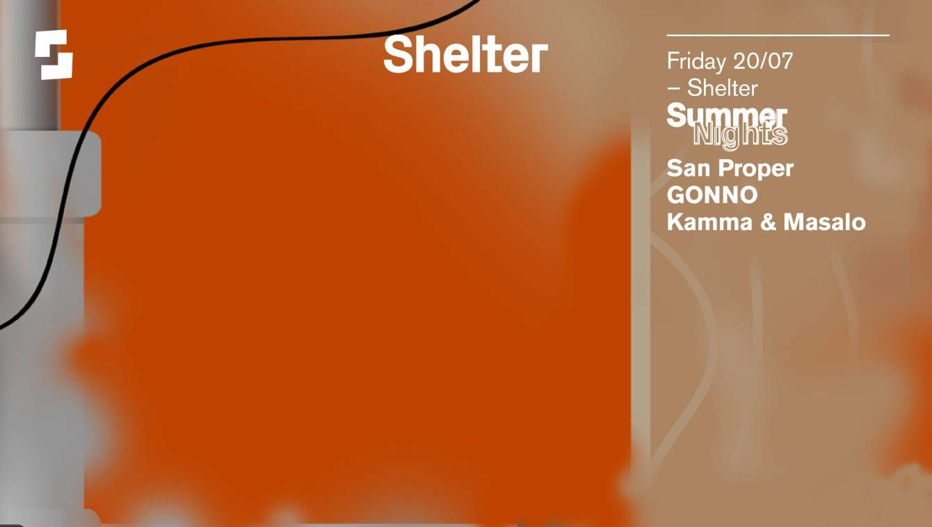 Shelter; Summer Nights with San Proper, Gonno, Kamma & Masalo - Página frontal