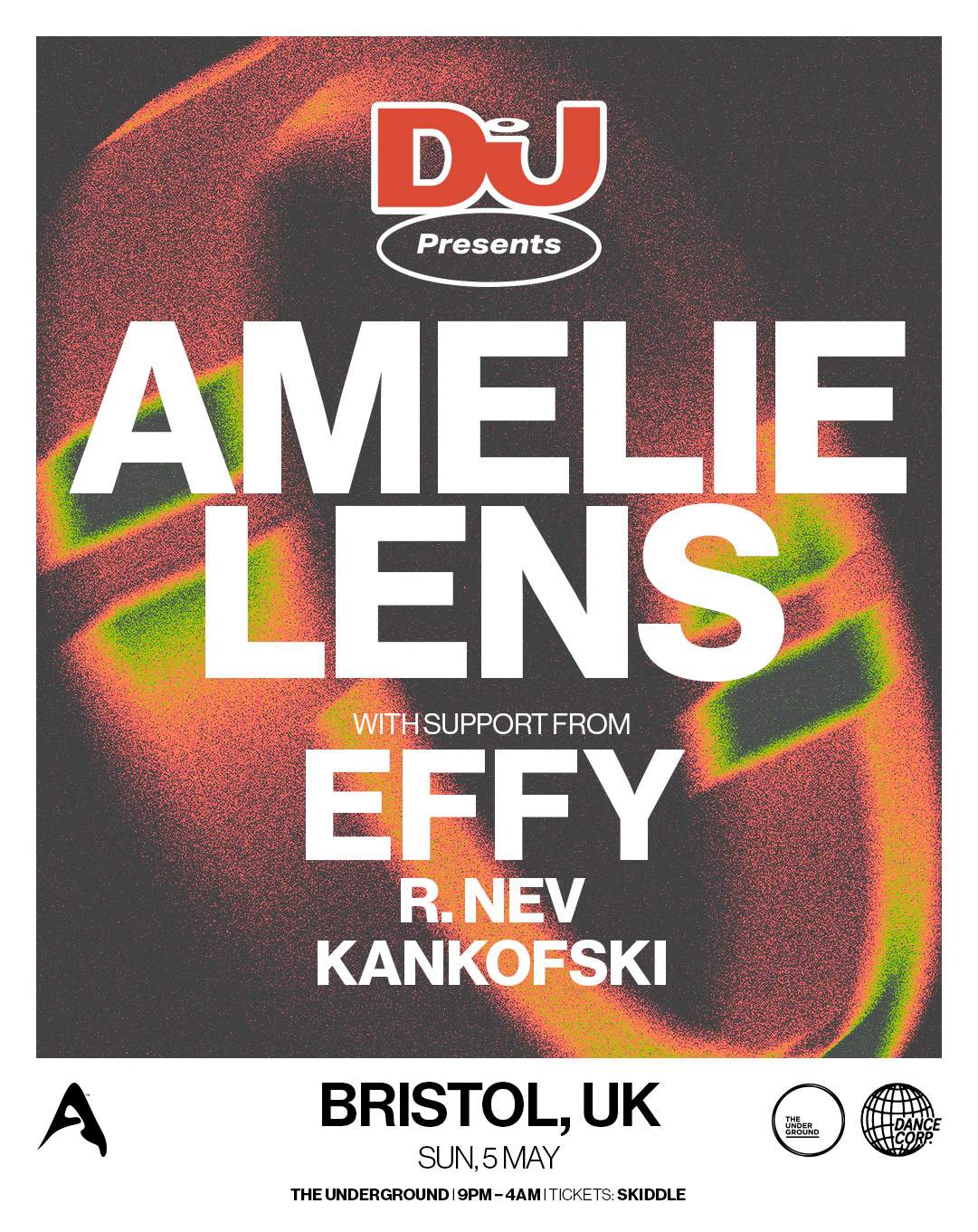 DJ Mag presents: Amelie Lens + Effy - フライヤー表