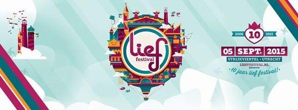 Lief Festival 2015 - 10 Jaar Lief! - フライヤー表