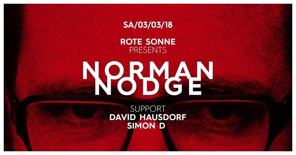 Rote Sonne presents Norman Nodge - フライヤー表
