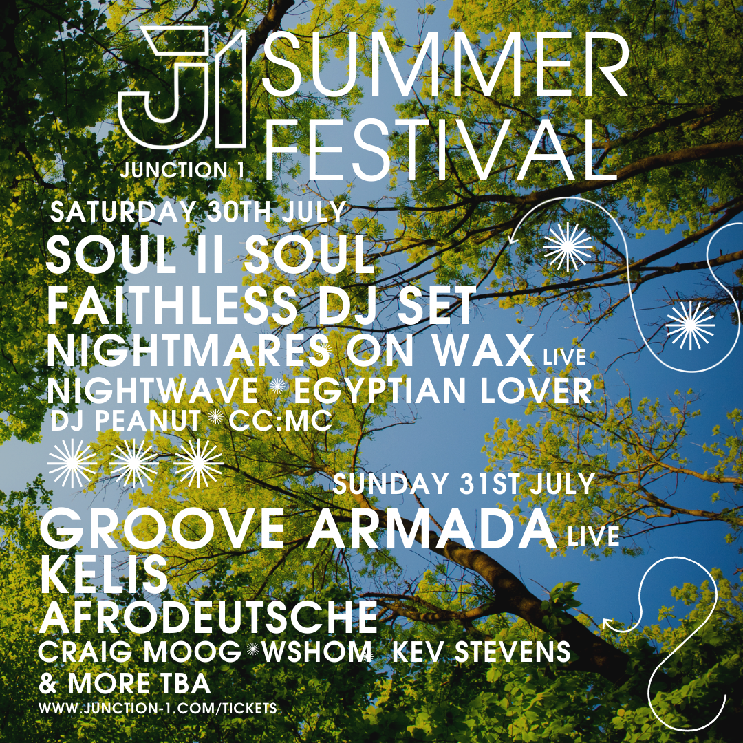 Junction 1 Summer Festival 2022 - Weekend Ticket (Sat & Sun) - フライヤー表