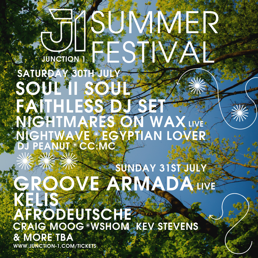 Junction 1 Summer Festival 2022 Weekend Ticket Sat Sun at