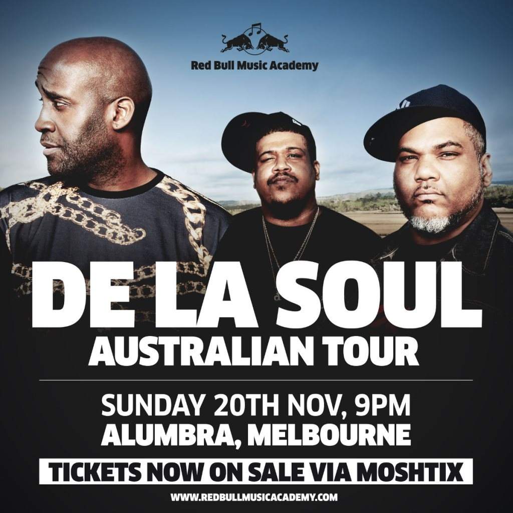 Red Bull Music Academy presents De La Soul Australia Tour - Página frontal
