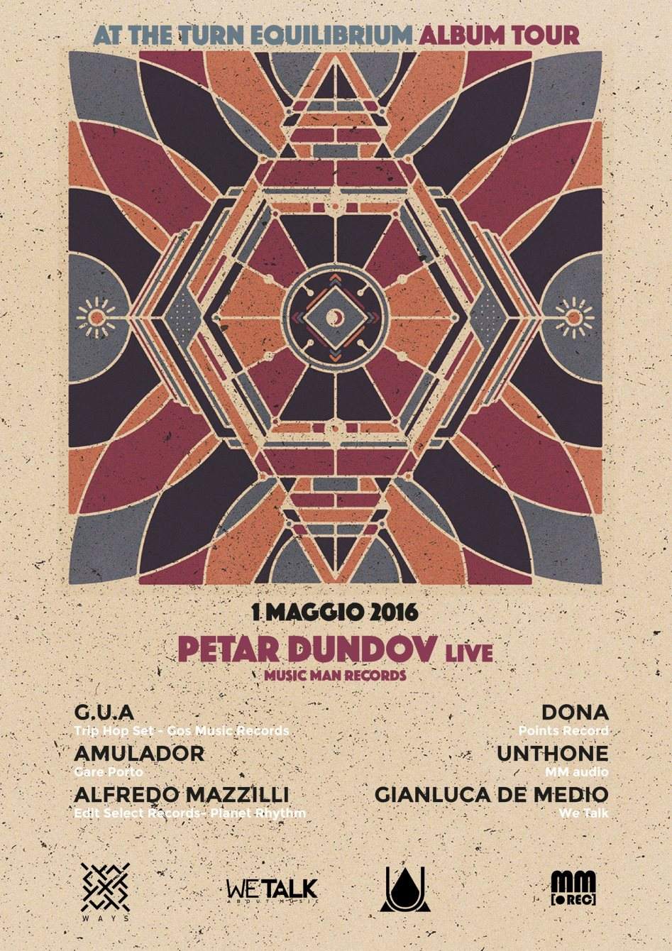 Choose Your Ways with Petar Dundov Live - Página frontal