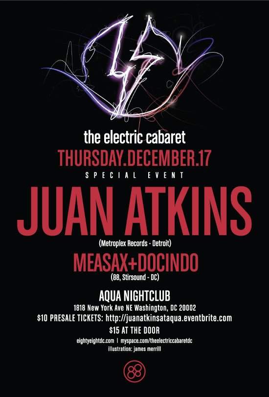 The Electric Cabaret Special Event: Juan Atkins - フライヤー裏