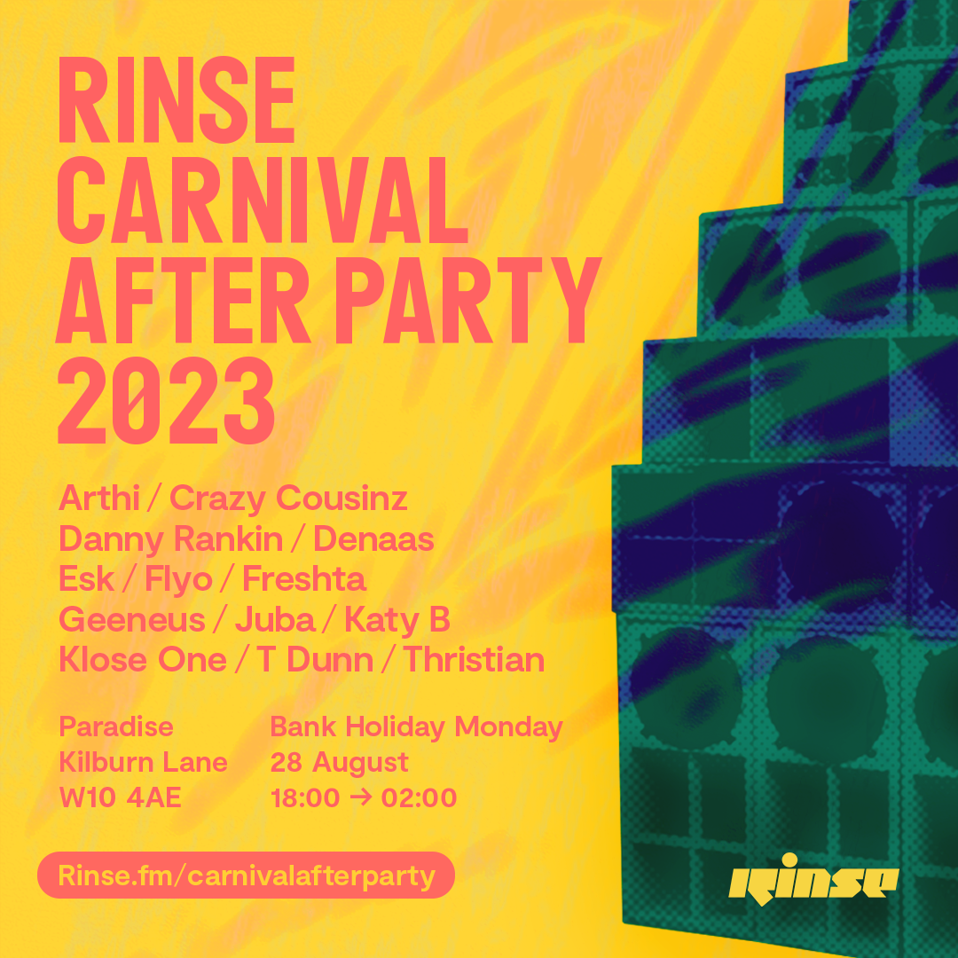 Rinse Carnival Afterparty - フライヤー裏