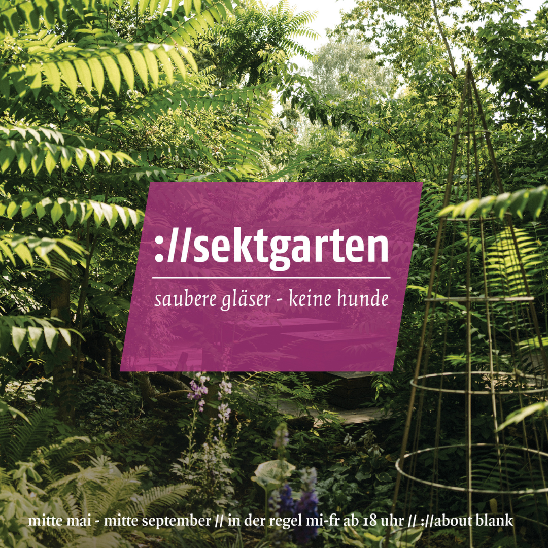 ://sektgarten [free entry & open air] - フライヤー表