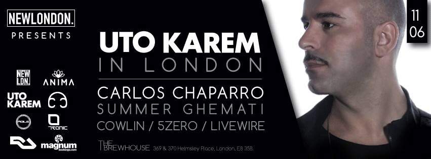 New London Festival Ft Uto Karem - A day and Night Festival - Página frontal