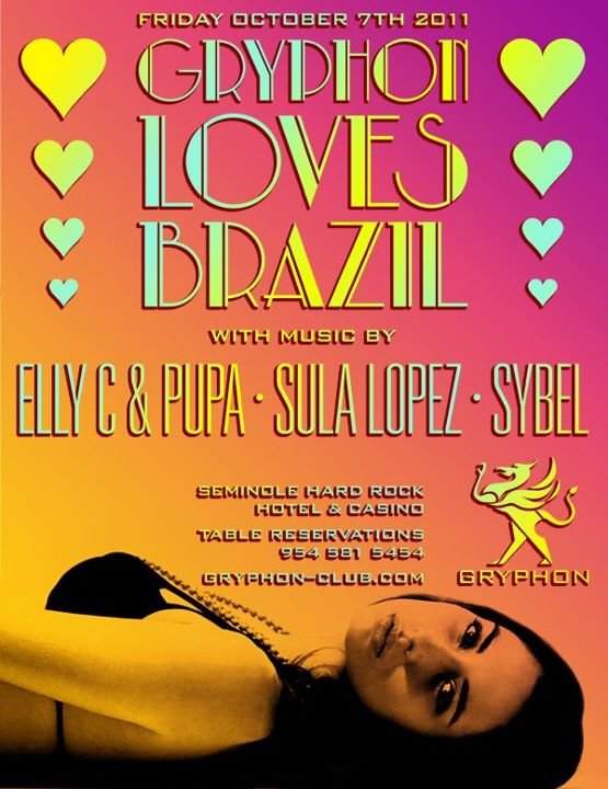 Gryphon Loves Brasil - フライヤー表