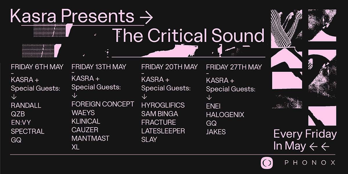 Kasra: The Critical Sound | Every Friday in May - Página frontal
