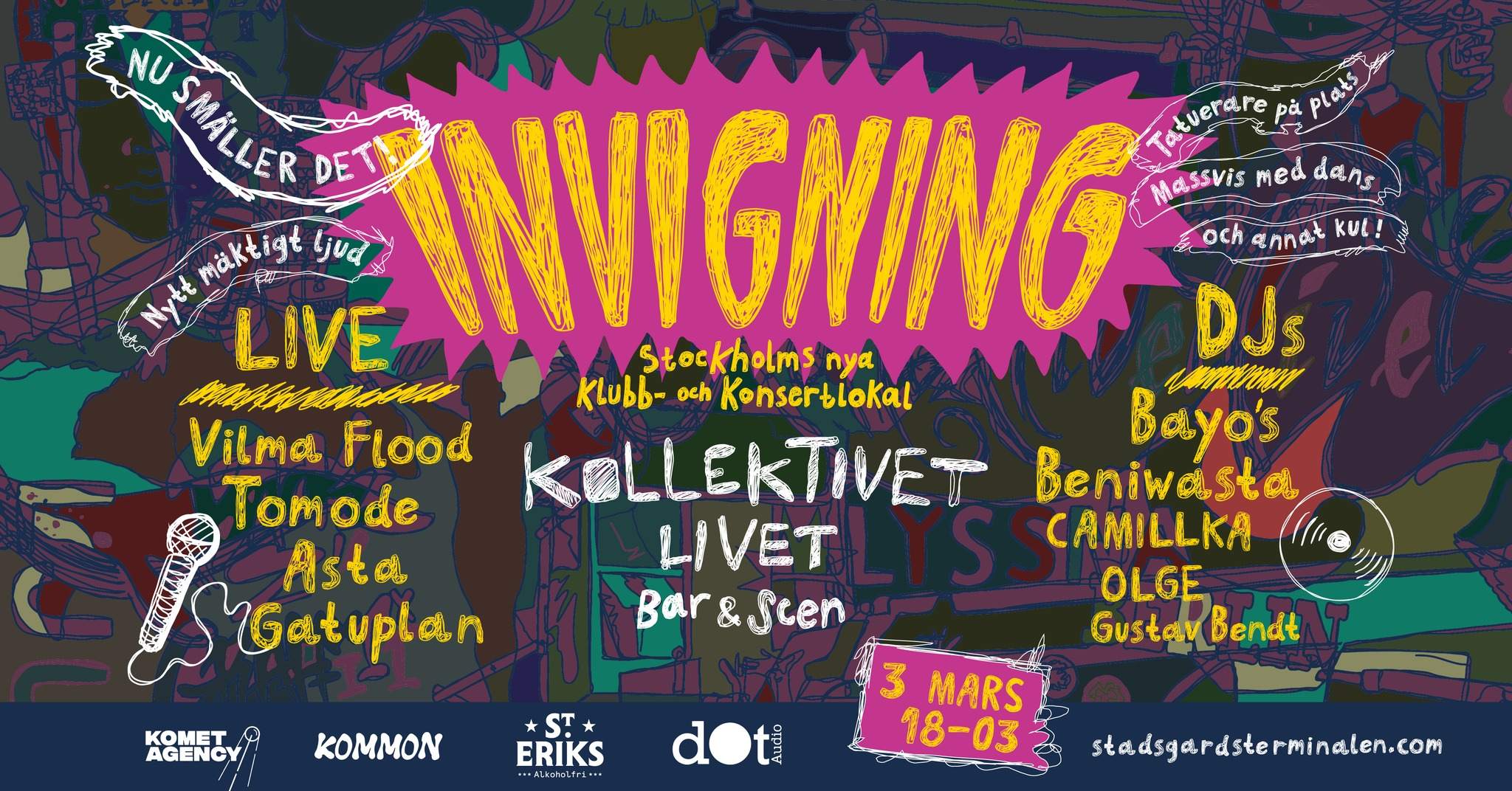 INVIGNING — Kollektivet Livet Bar & Scen FRI ENTRÉ at Kollektivet