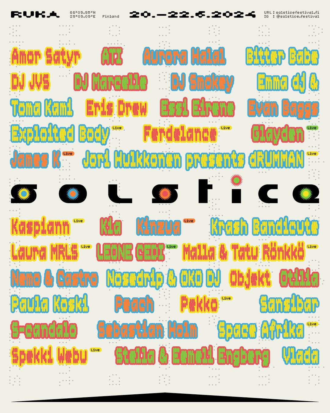 Solstice 2024 - Página frontal