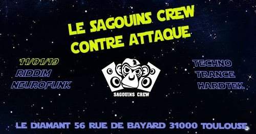 Le Sagouins Crew Contre Attaque - フライヤー表