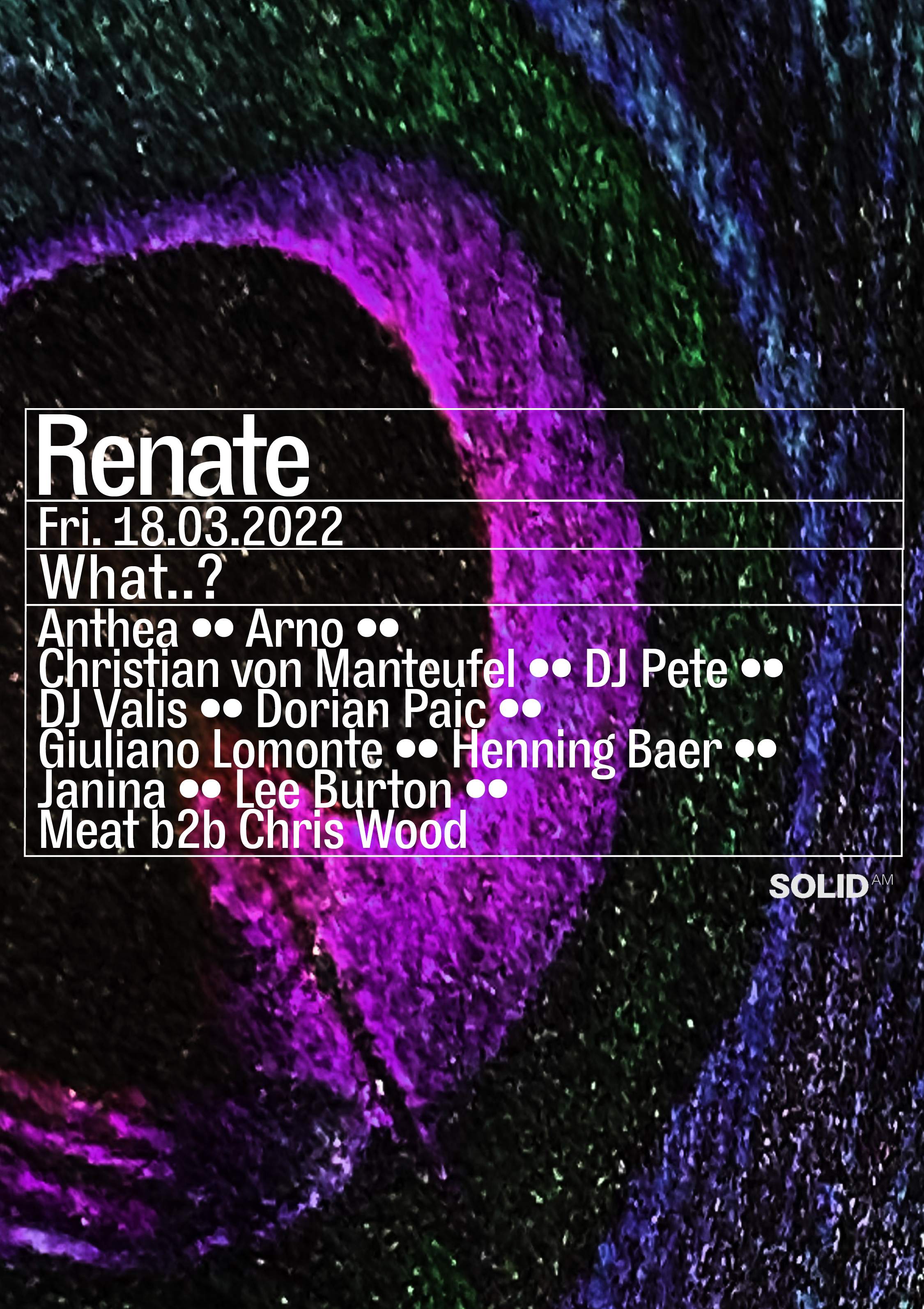 What w. Anthea DJ Pete Dorian Paic Henning Baer at Renate Berlin