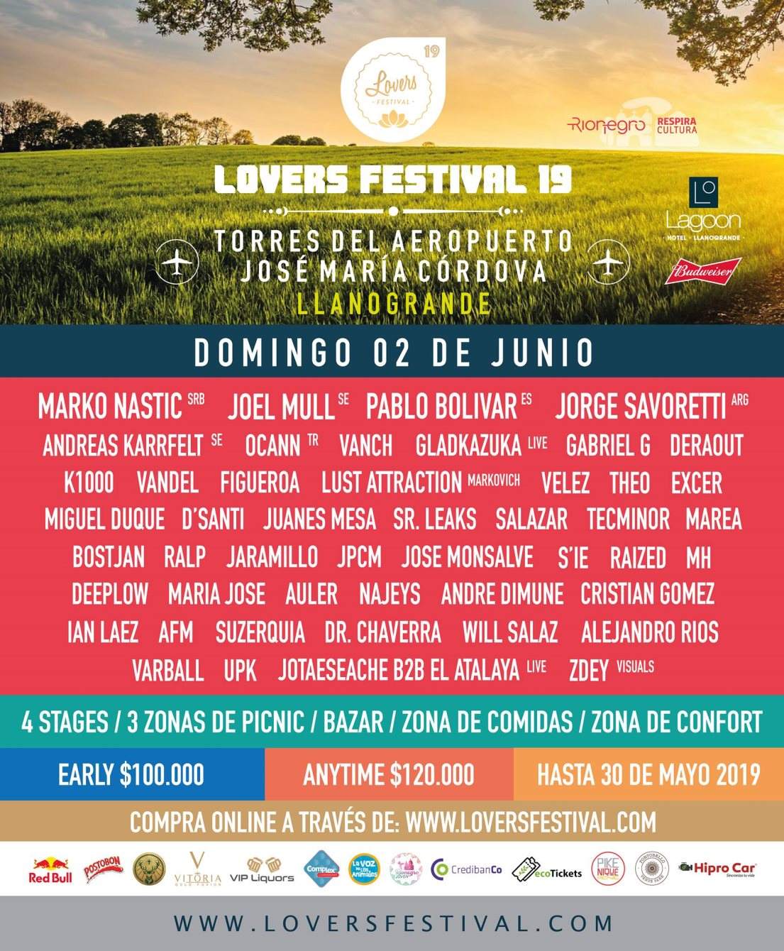 Lovers Festival 2019 - Página frontal