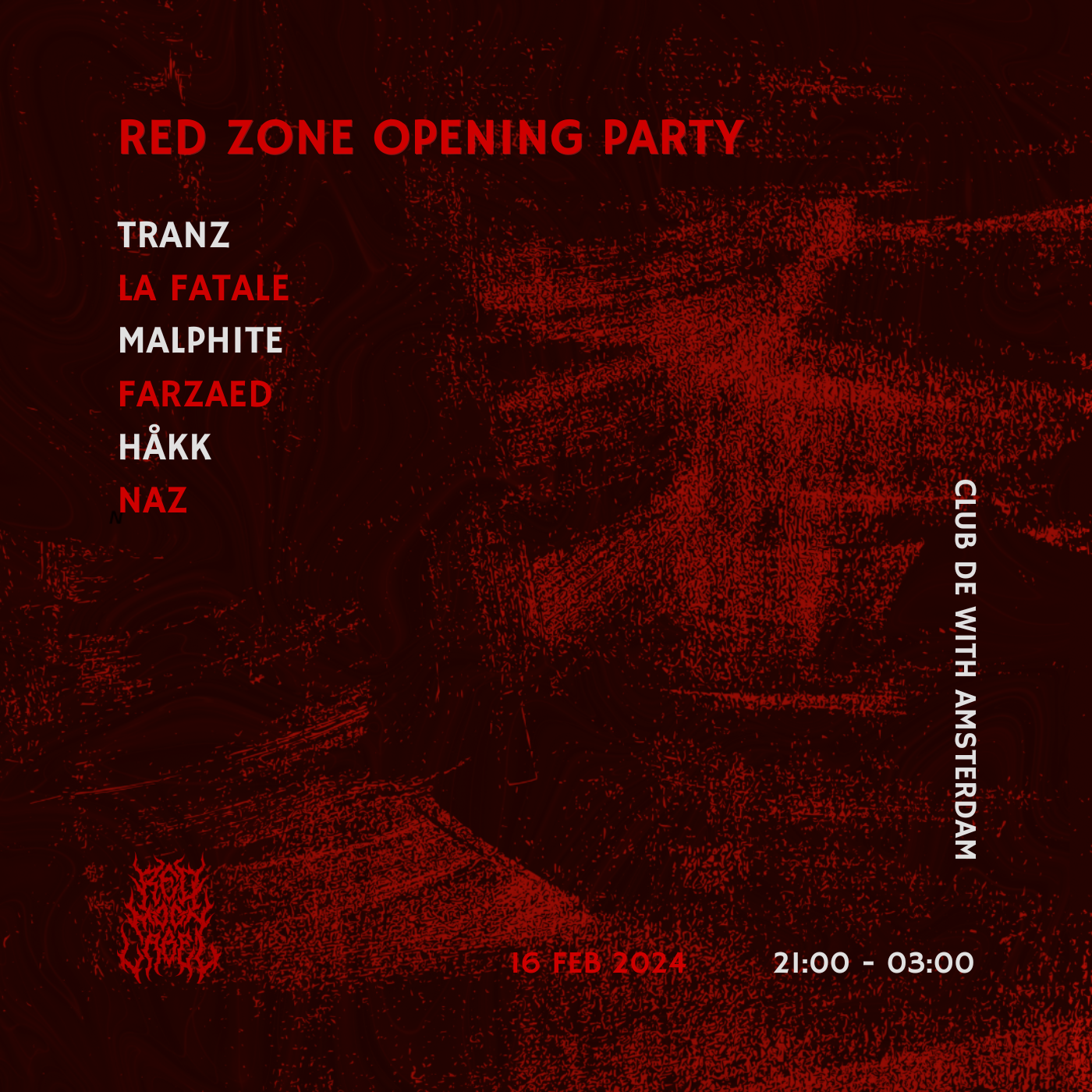 RED ZONE opening party - Página frontal