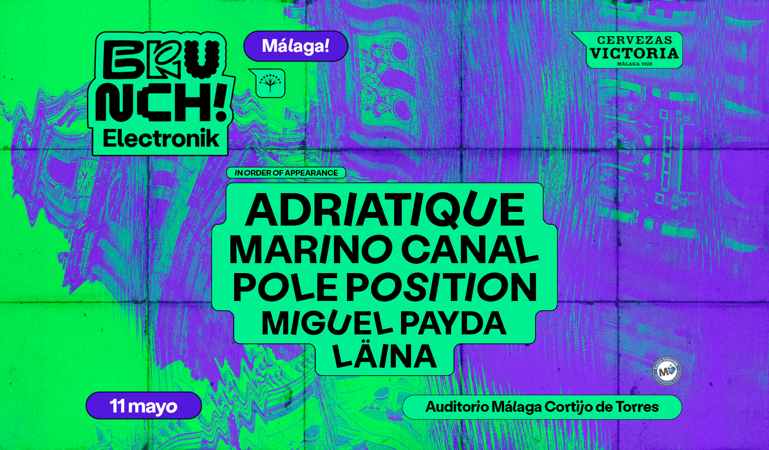 Brunch Electronik Málaga #5 Adriatique, Marino Canal, Pole Position, Miguel Payda y más - Página trasera
