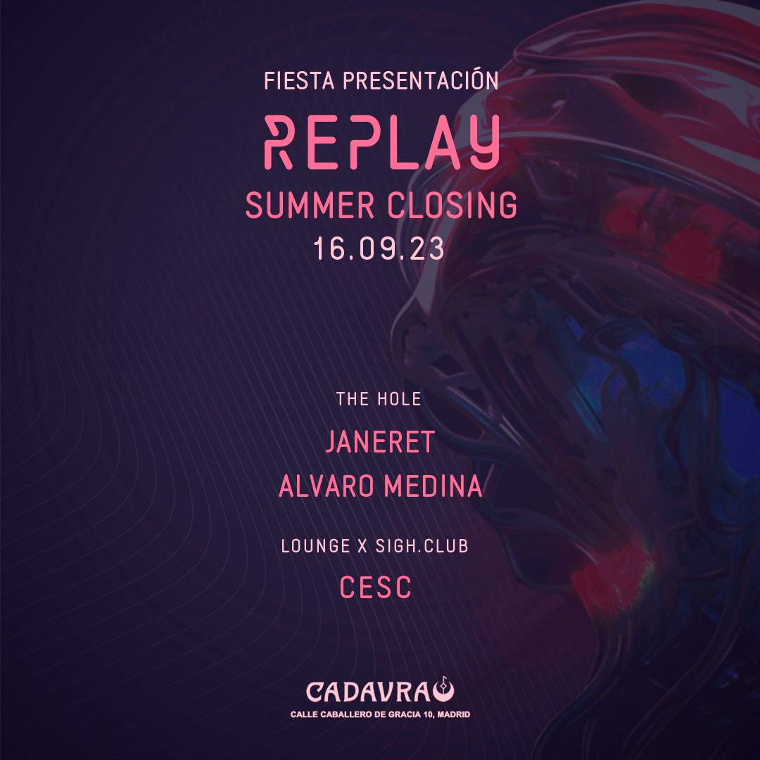 Replay -Pre party- summer closing - Página frontal