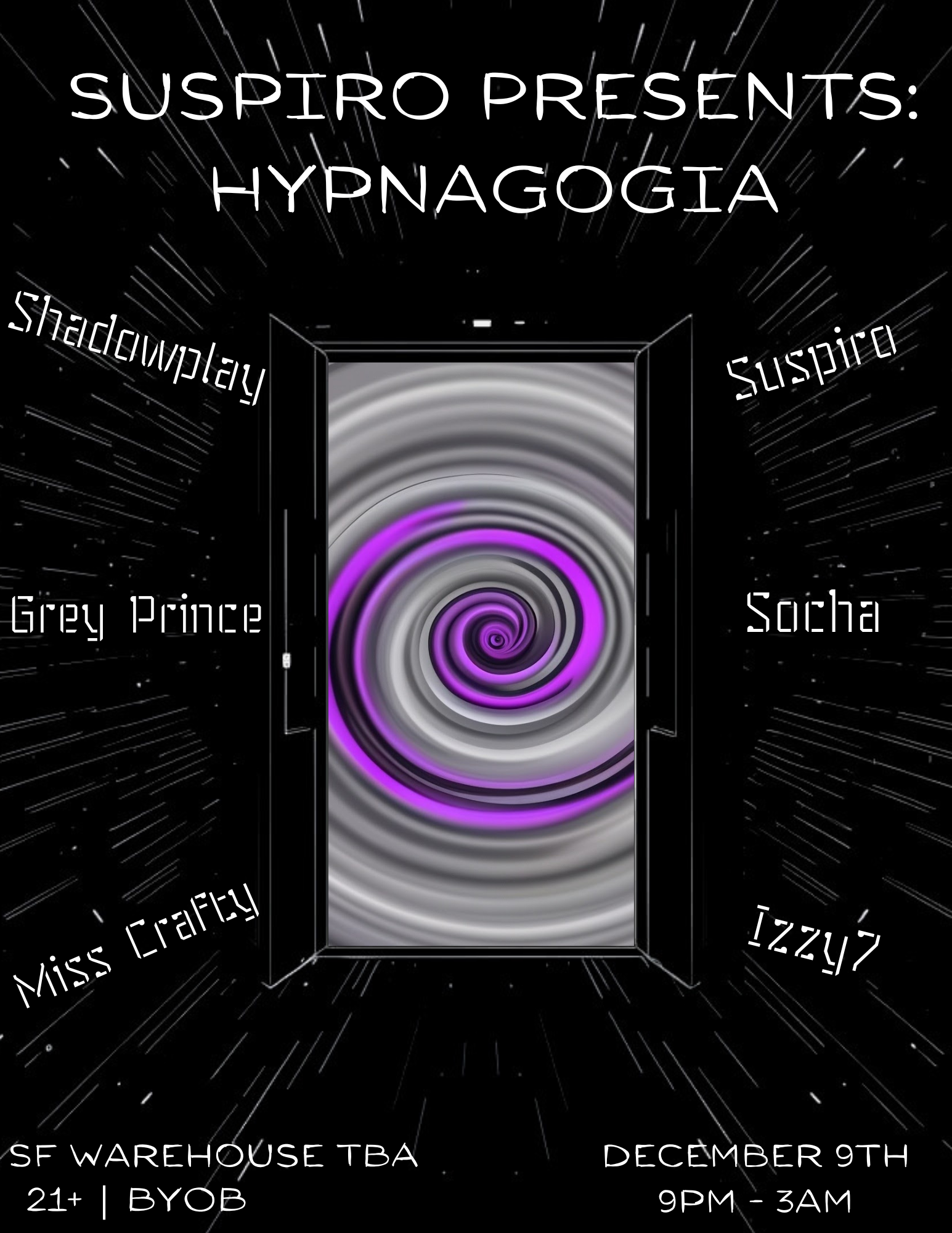 Suspiro presents: Hypnagogia - Página frontal