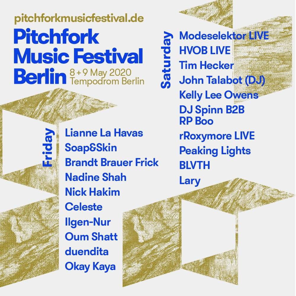 [CANCELLED] Pitchfork Music Festival Berlin (Day 1) - Página frontal