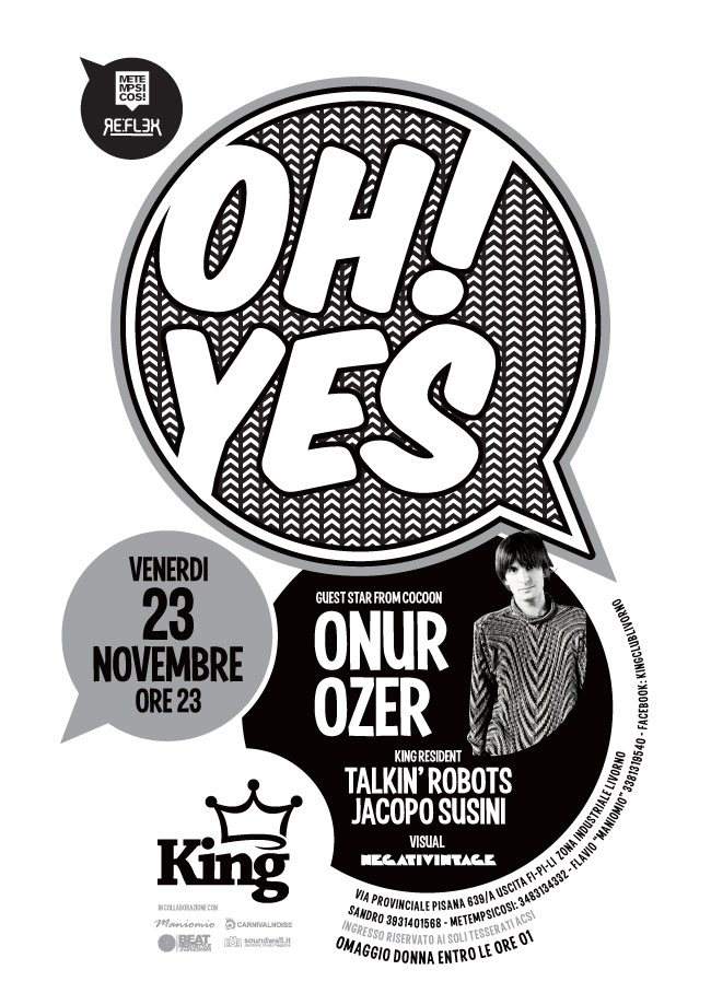 OH YES! Feat. Onur Ozer, Talkin' Robots, Jacopo Susini - Página frontal
