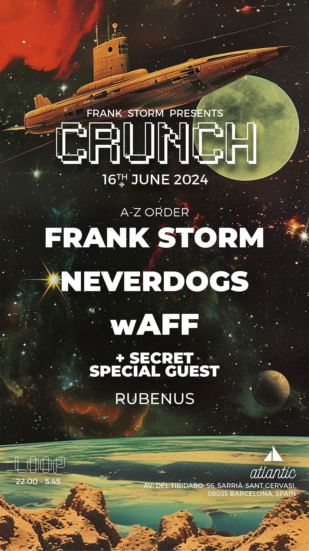 Crunch with wAFF + Neverdogs + Frank Storm - Página frontal