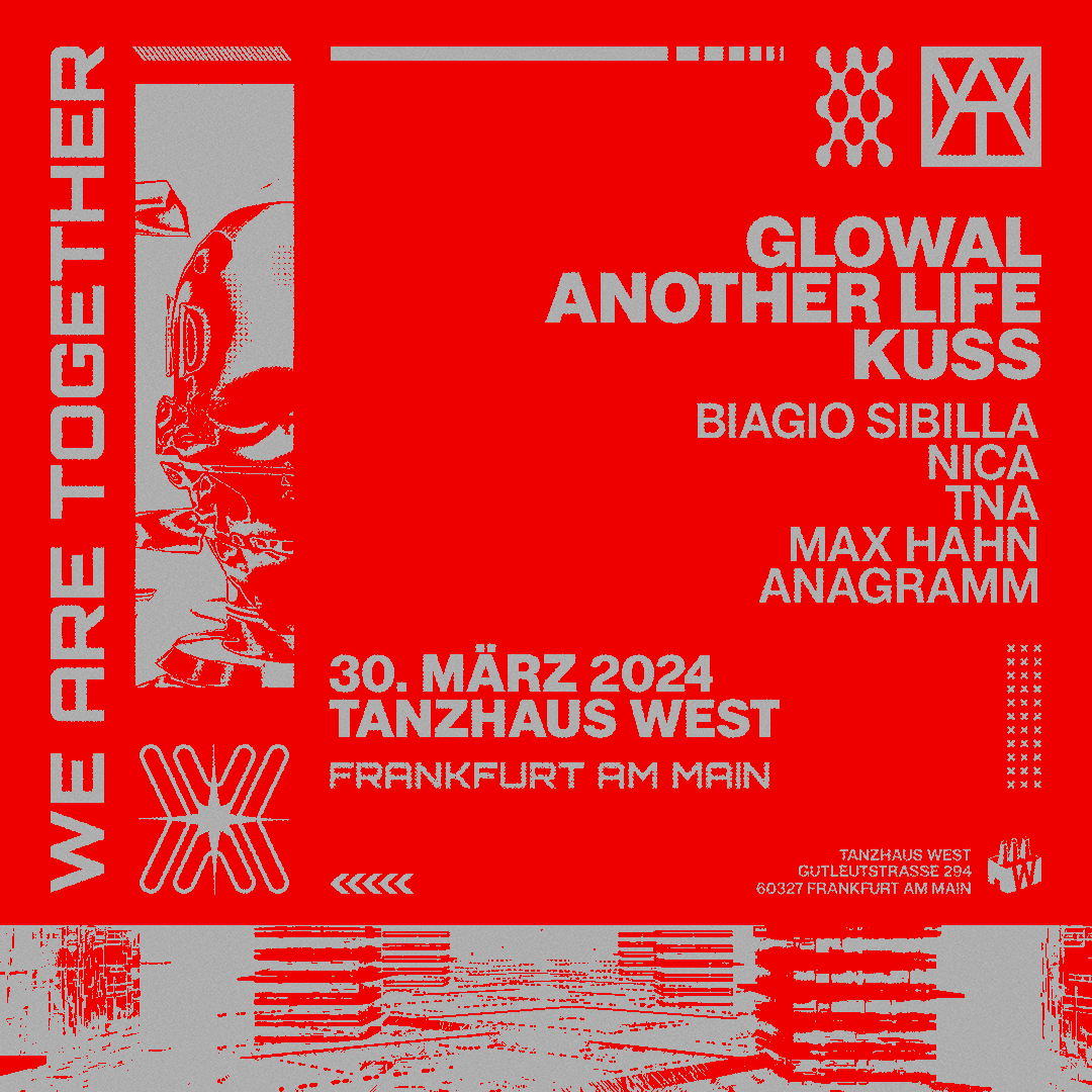 We Are Together Frühlingsrave with Glowal, KUSS & Another Life - フライヤー裏