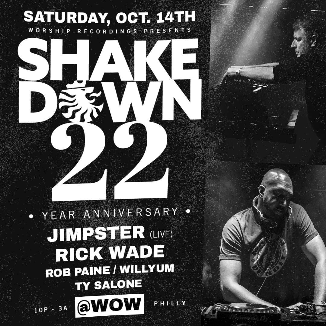 The Shakedown 22 Year Anniversary with Jimpster (Live) and Rick Wade - Página frontal