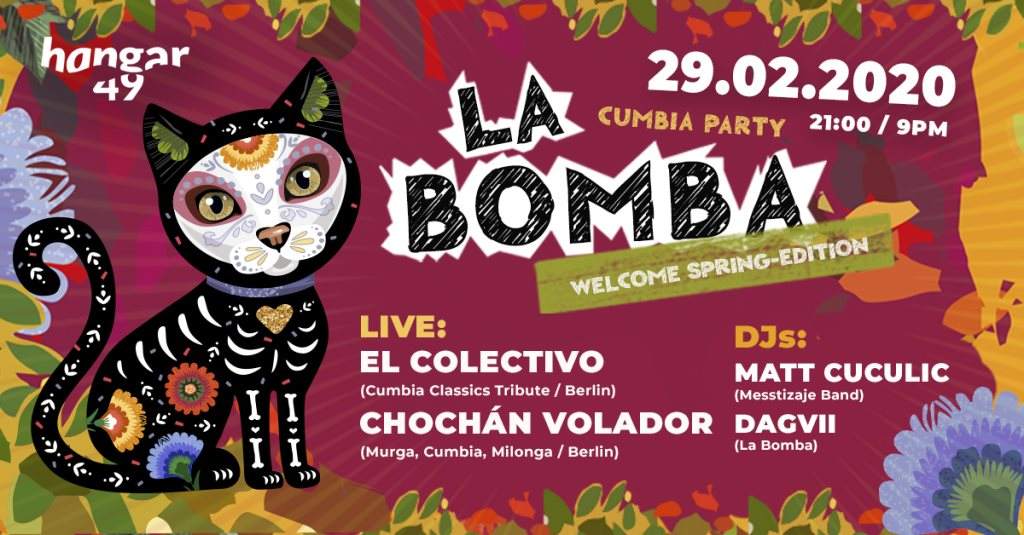 La Bomba w. El Colectivo, Chochán Volador, Matt Cuculic & DAGVII - フライヤー表