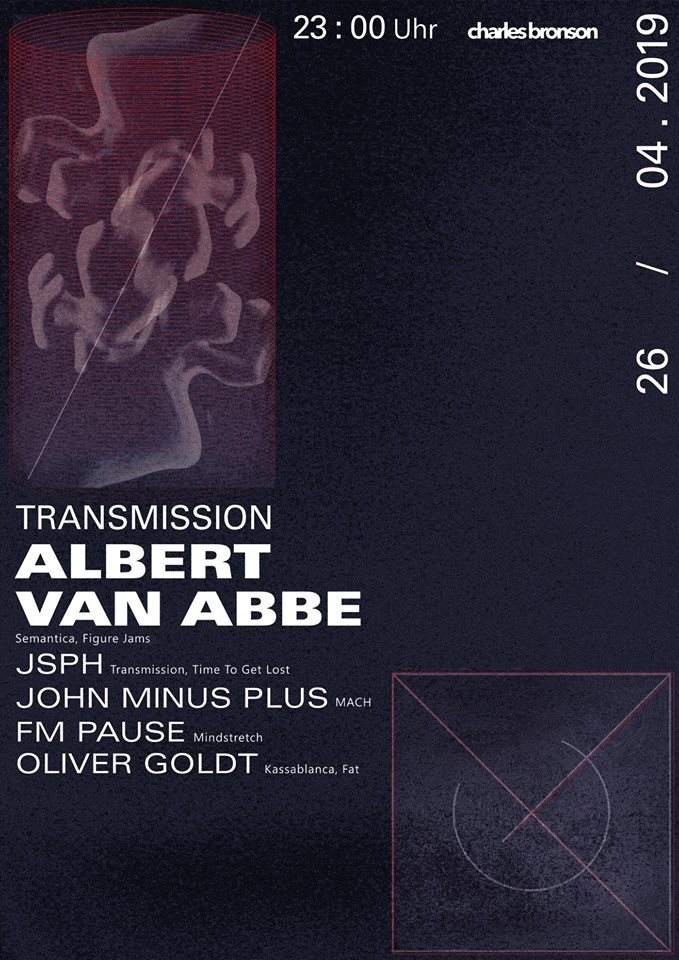 Transmission #4 with Albert van Abbe - フライヤー裏