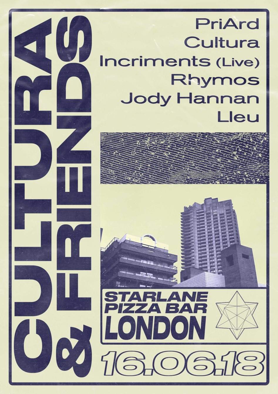 Cultura & Friends with Rhymos, Increments (Live) & More - フライヤー表