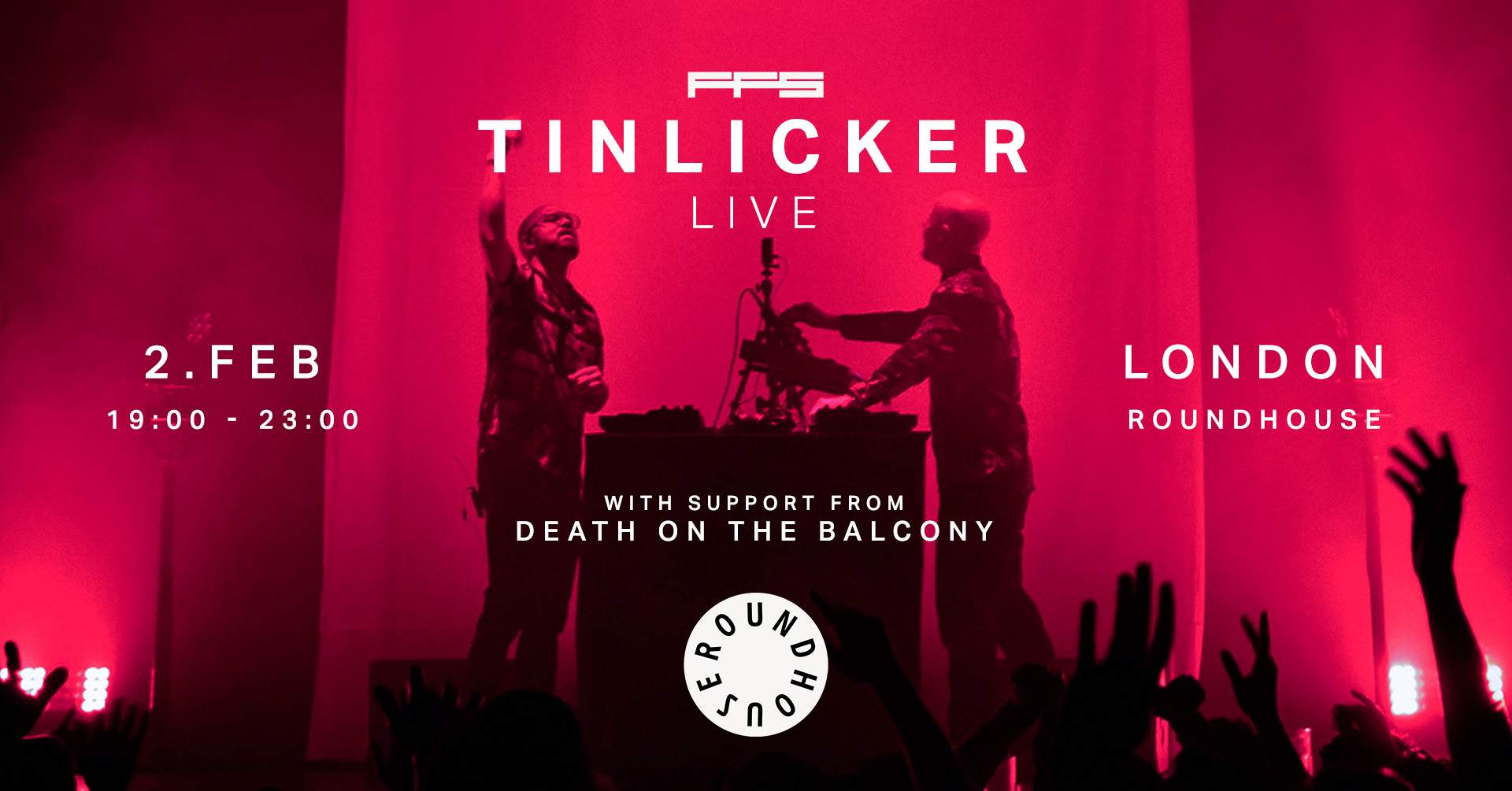 Tinlicker Live - London - Página frontal